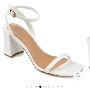 Journey Collection White Heels